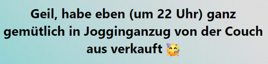 Kundinnen-Erfolg Screenshot